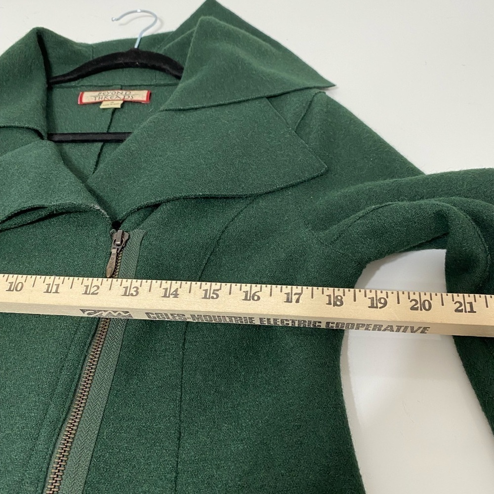 Beyond Threads Alpaca‎ Wool Jacket Green Size Small - Picture 8 of 8